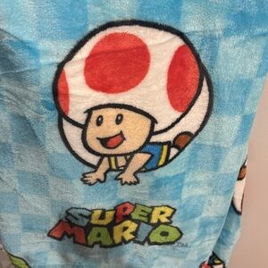 Super Mario Nintendo Plush Throw Blanket Toad, Luigi, YoshiOfficial Merchandise
